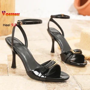 Summer New Sexy Elegant Buckle Stiletto Heels