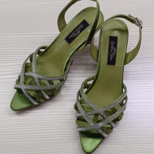 Elegant Lady Colorful Rhinestone Wedding Shoes