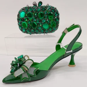 Beautiful Pointed Toe Wedding Rhinestone Party Pumps