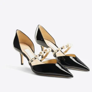 Women's French Socialite Style High-heeled Hollow