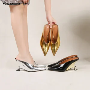 Premium 2025 High Heels Pointed Toe Slippers