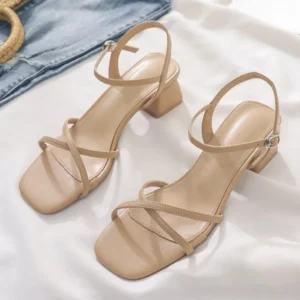 Designer Block Heel Summer Casual Footwear