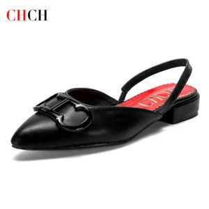 Stylish Black Flat Bottomed Women’s Shoes