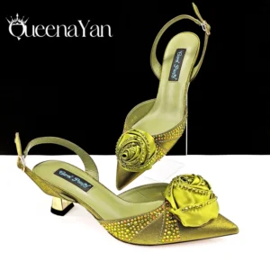 Elegant Comfortable Flower Pumps For Ladies