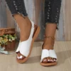 Open toe wedge sandals