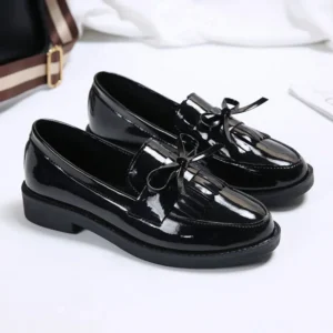 Black Loafers  Platform